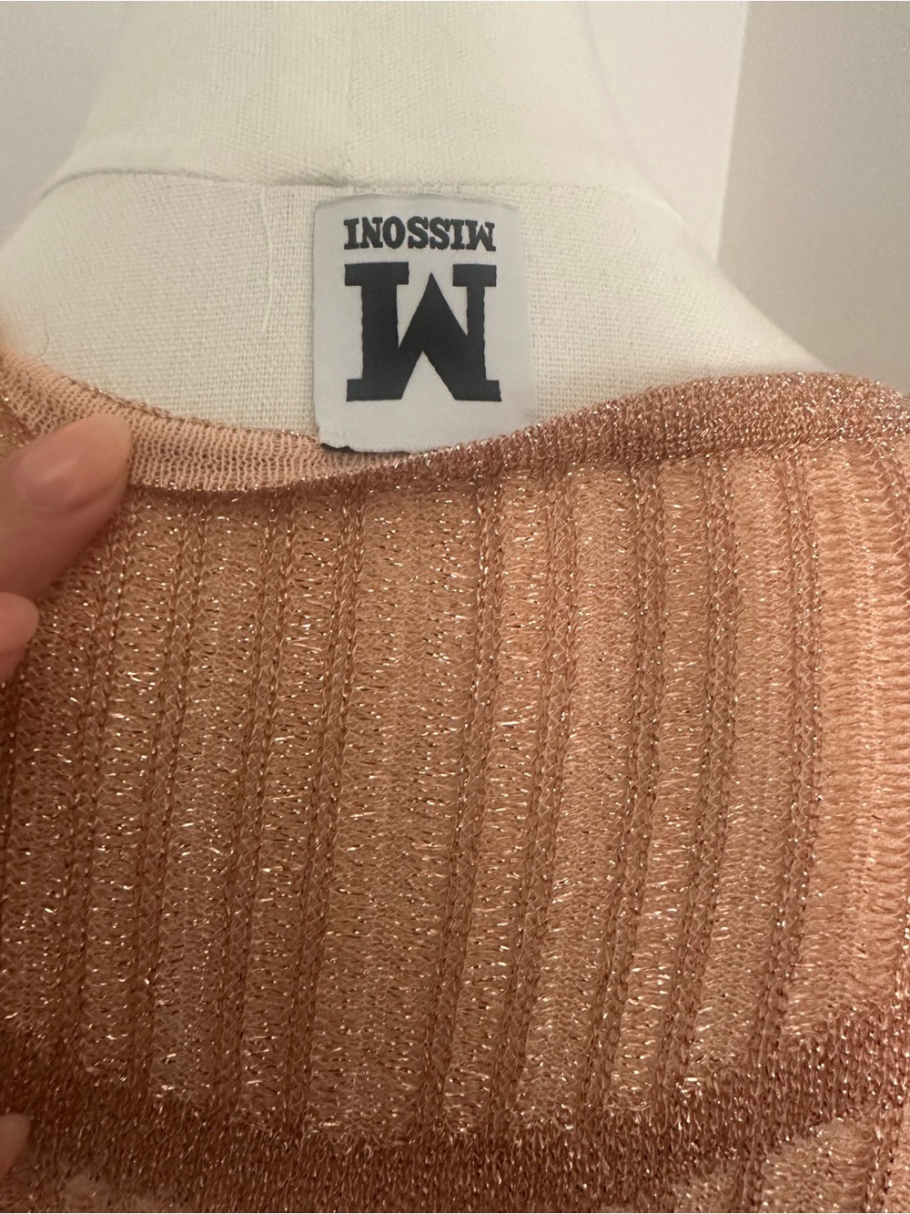 Missoni Shimmery Copper Knit top - Picture 11 of 12